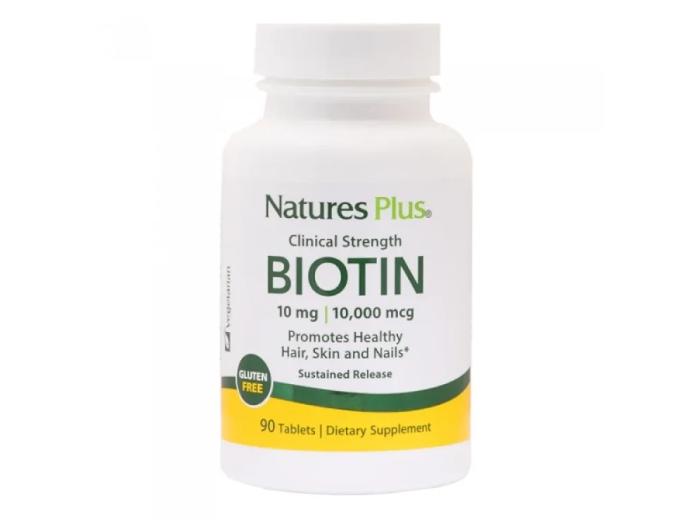 Natures Plus Biotin 10mg, 90tabs