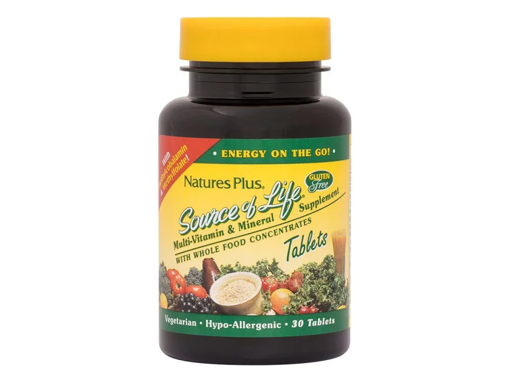 Natures Plus Source of Life Φόρμουλα Πολυβιταμινών, 30tabs