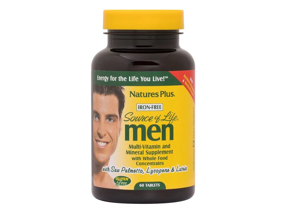 Natures Plus Source of Life Men Πολυβιταμίνες για Άνδρες, 60tabs