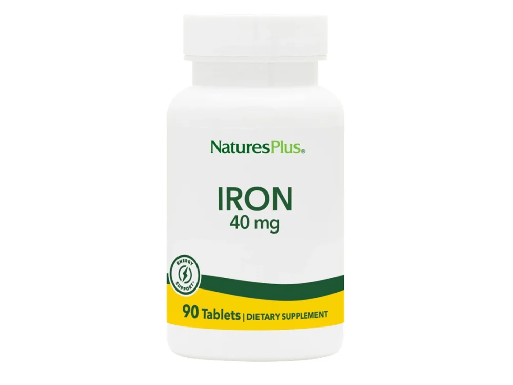 Natures Plus Iron 40mg, 90tabs