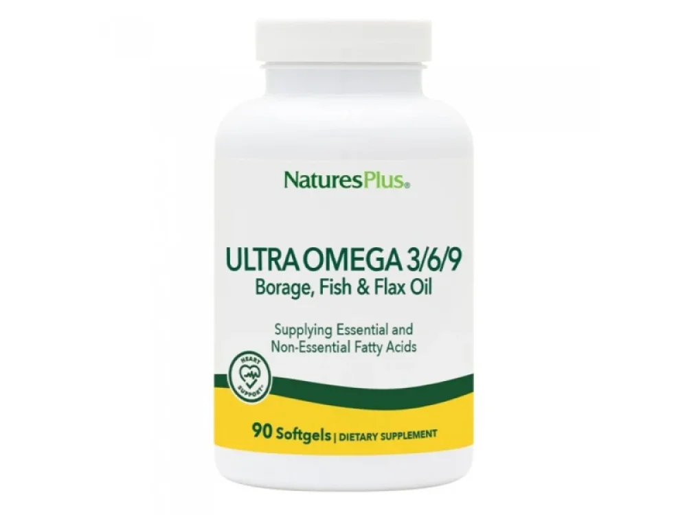 Natures Plus Ultra Omega 3/6/9, 90softgels