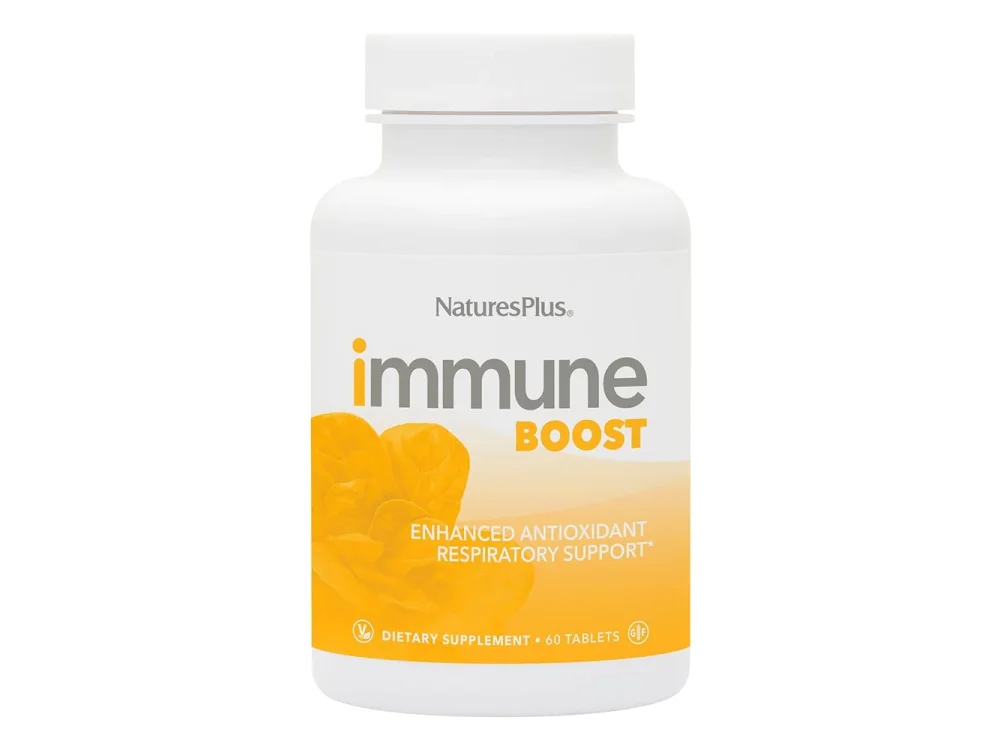 Natures Plus Immune Boost για την Υποστήριξη του Αναπνευστικού Συστήματος, 60tabs