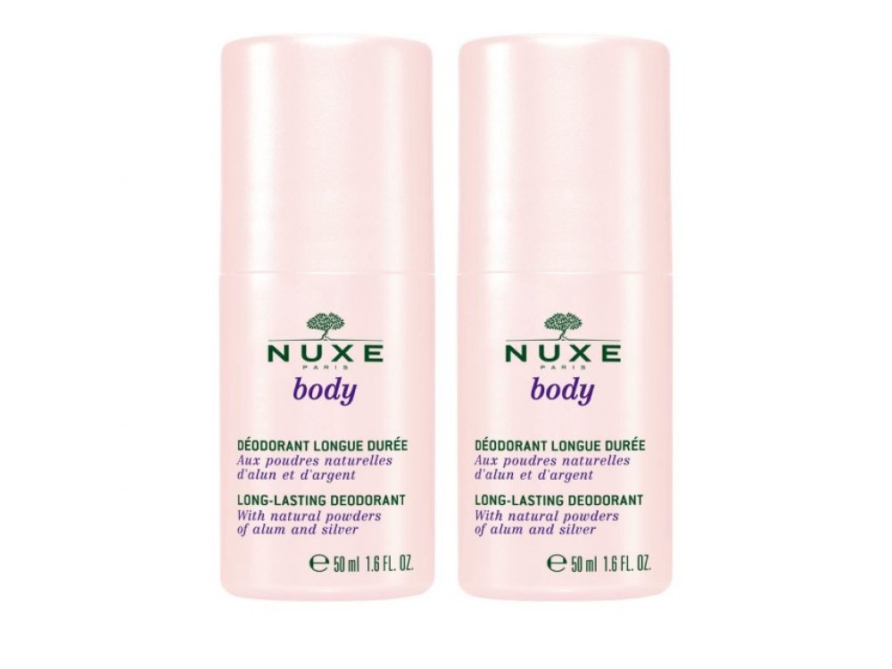 Nuxe Promo Deodorant Long-Lasting, Αποσμητικό Roll-On, Χωρίς Οινόπνευμα 50ml, 1+1 ΔΩΡΟ