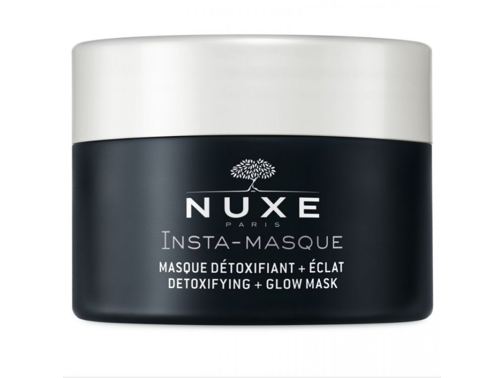 Nuxe Insta-Masque Detoxifying & Glow Mask with Rose and Charcoal, Μάσκα Για Αποτοξίνωση & Λάμψη 50ml