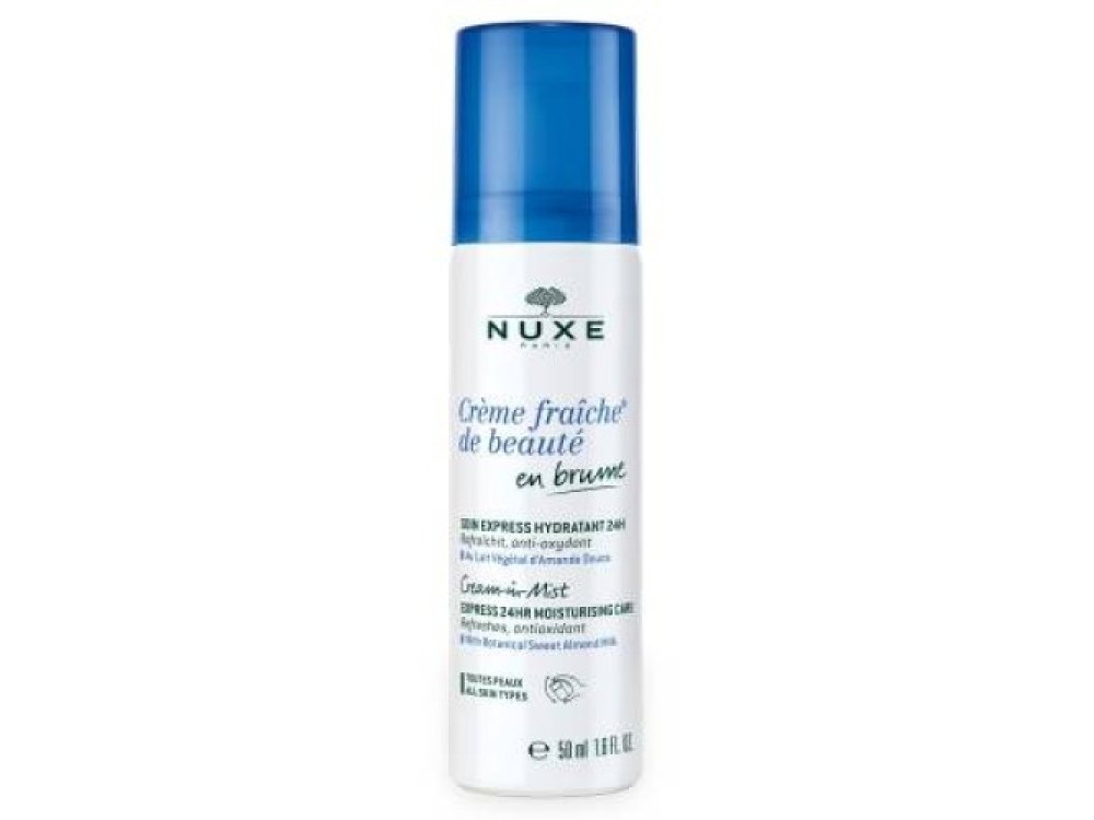 Nuxe Creme Fraiche en Brume Mist 24ωρης Ενυδάτωσης για Όλους τους Τύπους Επιδερμίδας, 50ml