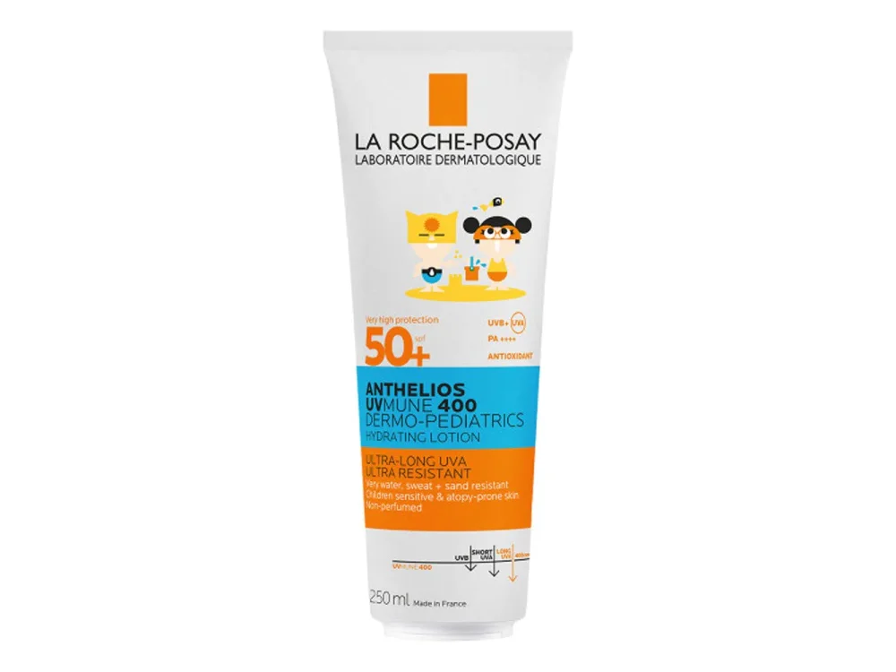 La Roche Posay Anthelios Uvmune 400 Dermo-Pediatrics Hydrating Lotion SPF 50+ Παιδικό Ενυδατικό Αντηλιακό Γαλάκτωμα για Ευαίσθητο & με Τάση Ατοπίας Δέρμα, 250ml