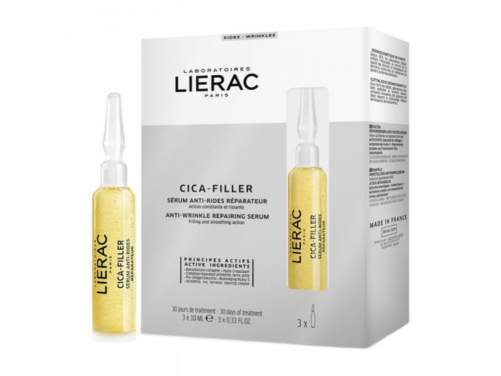 Lierac Cica-Filler Anti-Wrinkle Serum 3x10ml