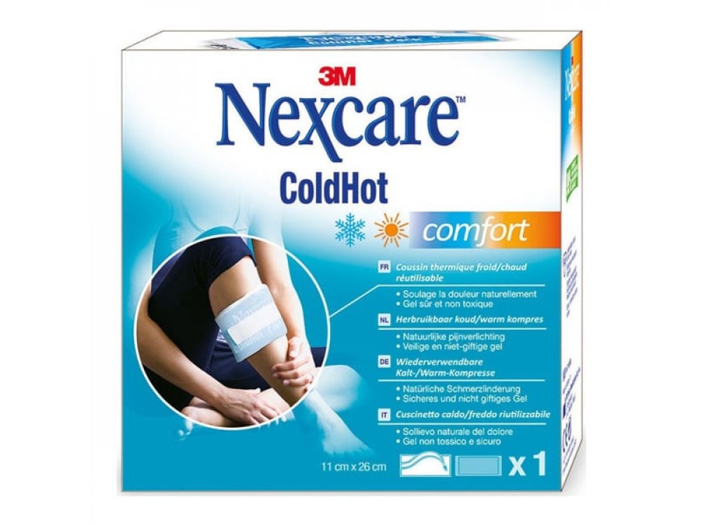 3M Nexcare Coldhot Comfort Παγοκύστη & Θερμοφόρα Πολλαπλών Χρήσεων 11cm x 26cm, 1τμχ