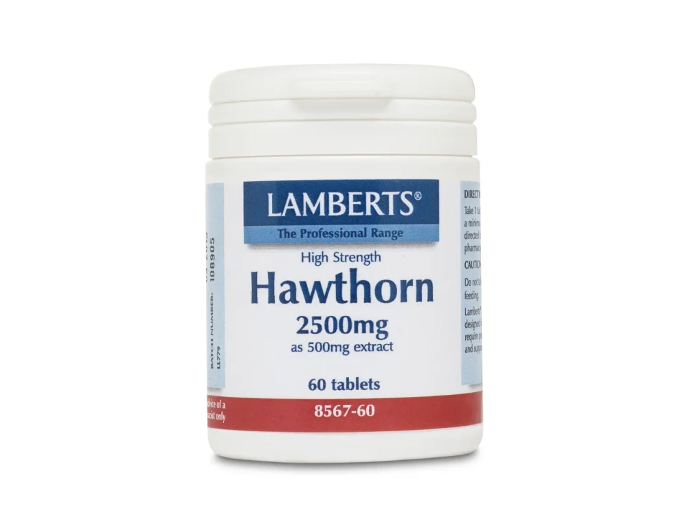 Lamberts Hawthorn Βότανο με Καρδιοτονωτικές Ιδιότητες, 60tabs