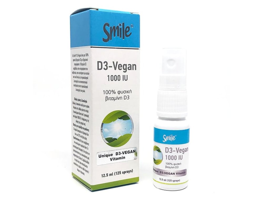 SMILE D3 1000 IU  VEGAN SPRAY 12.5ml