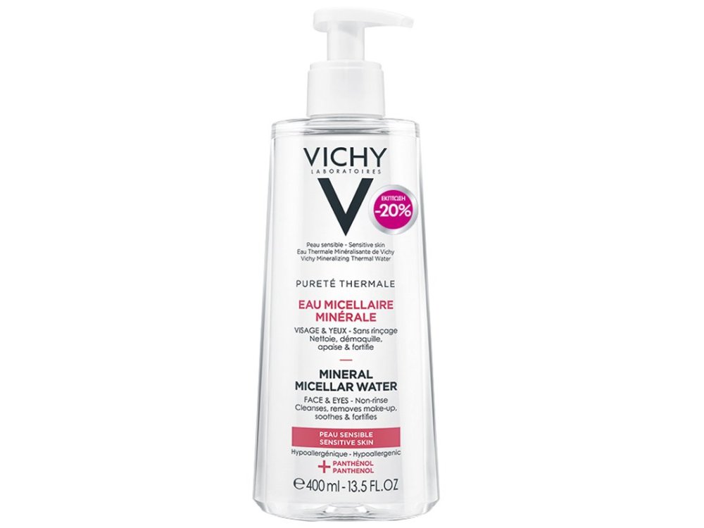 Vichy Purete Thermal Mineral Micellar Water για Ευαίσθητη Επιδερμίδα, 400ml