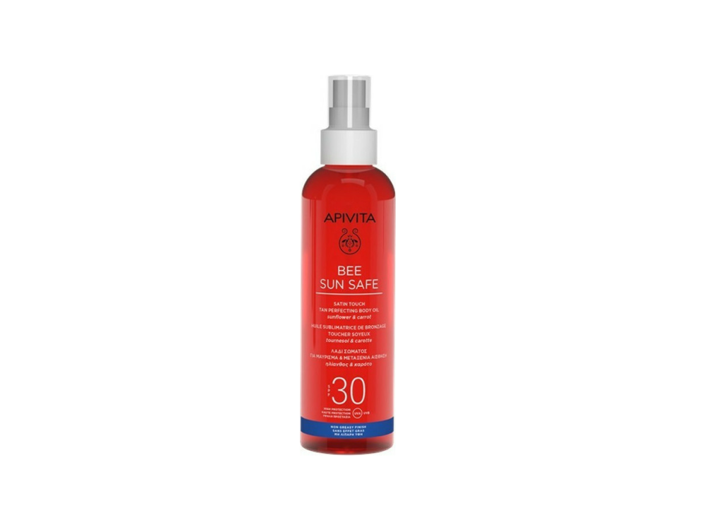 Apivita Bee Sun Safe Tan Perfecting Body Oil SPF30 200ml