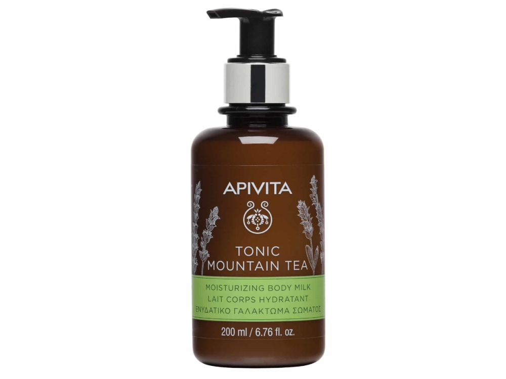 Apivita Tonic Mountain Tea, Ενυδατικό Γαλάκτωμα Σώματος, 200ml