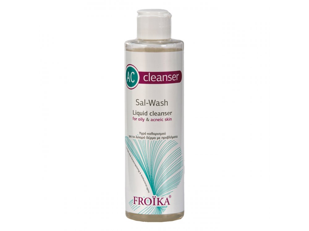 Froika, AC Sal Wash Cleanser, Υγρό Καθαρισμού-Λιπαρό Δέρμα Με Προβλήματα, 200ml