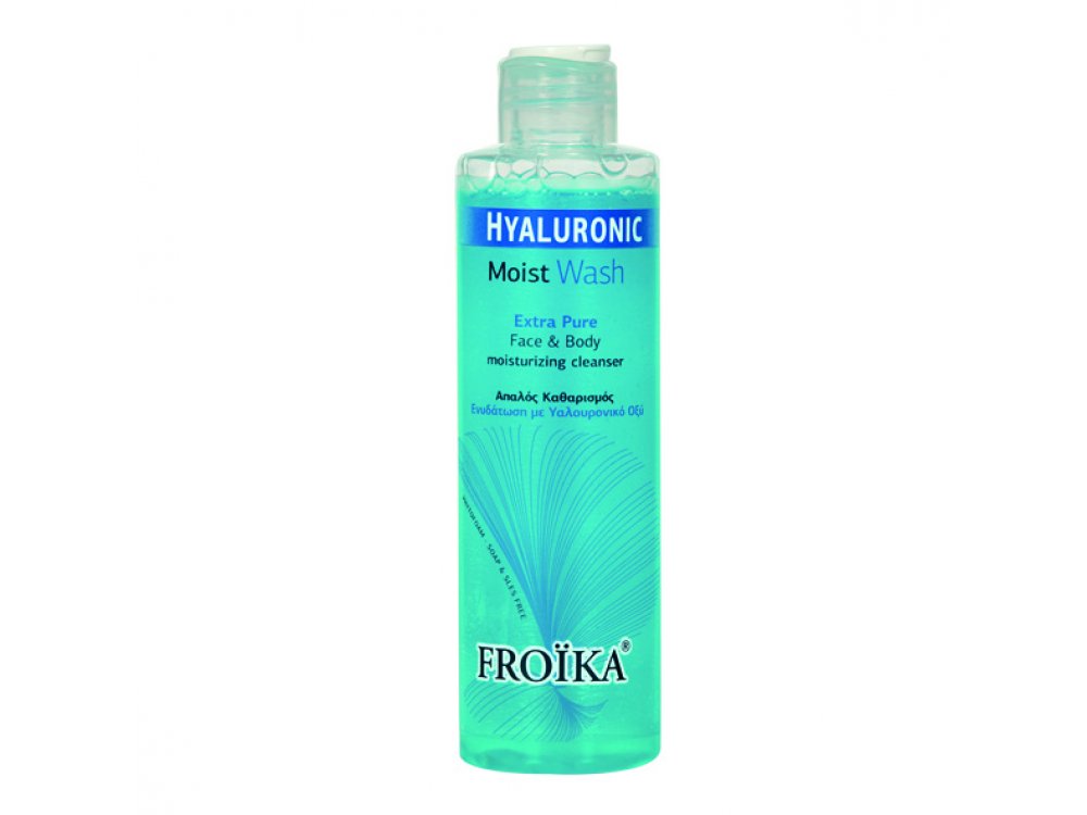 Froika Hyaluronic Moist Wash, Απαλός Καθαρισμός & Ενυδάτωση με Υαλουρονικό Οξύ 200ml