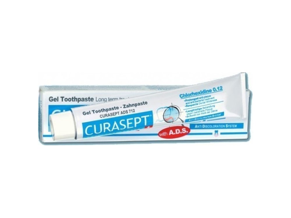 Curaprox Curasept Ads 712 Οδοντόκρεμα 0,12% CHX, 75 ml