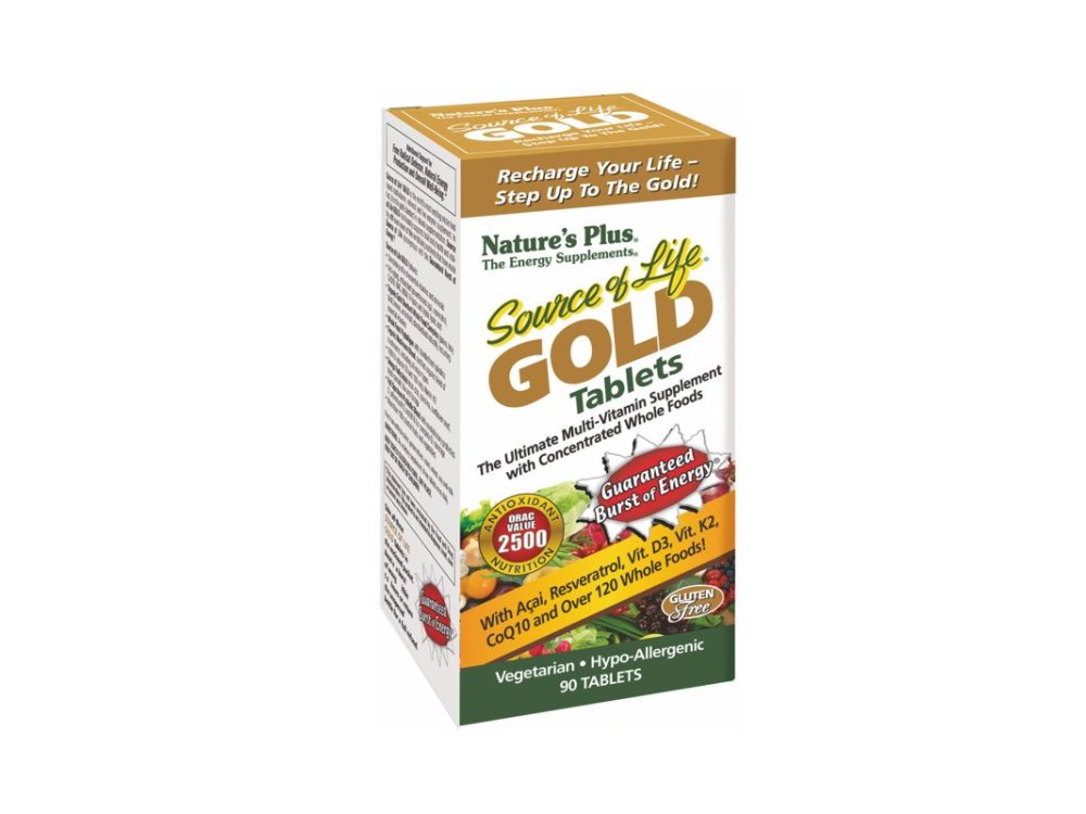 Nature's Plus Source of Life Gold Πολυβιταμινούχος Φόρμουλα, 90 tabs