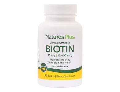 Natures Plus Biotin 10mg, 90tabs