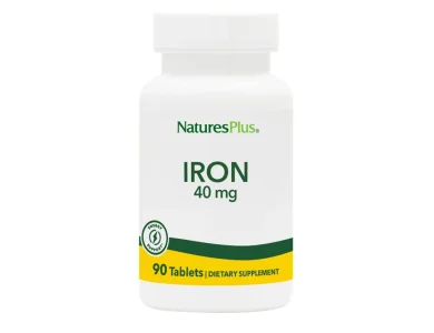 Natures Plus Iron 40mg, 90tabs