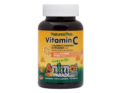 Natures Plus Animal Parade Vitamin C, 90 Μασώμενες Ταμπλέτες