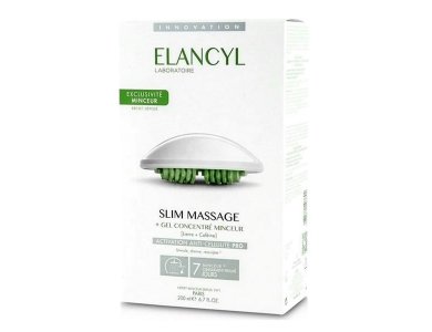 Elancyl Slim Massage & Gant Τζελ για Μασάζ κατά της Κυτταρίτιδας, 200ml & Γάντι Αδυνατίσματος, 1 τμχ