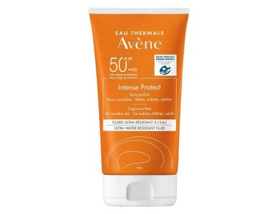 Avene Intense Protect, Αντηλιακό για Ευαίσθητο Δέρμα για Πρόσωπο & Σώμα Χωρίς Άρωμα SPF50+, 150ml