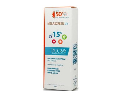 Ducray Melascreen UV Light Cream SPF50+, Αντηλιακή Προσώπου Λεπτής Υφής Κανονικές/ Μικτές Επιδερμίδες, 40ml