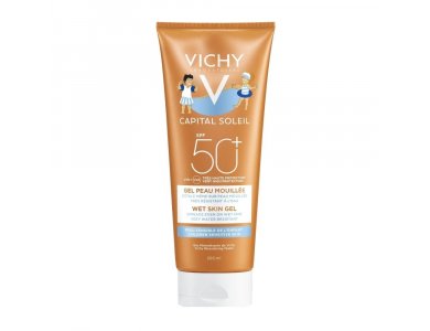 Vichy Capital Soleil Wet Skin Gel Kids SPF50 Παιδικό Αντηλιακό 200ml