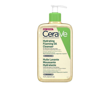 CeraVe Hydrating Foaming Cleansing Oil, Λάδι Καθαρισμού για Κανονικό έως Ξηρό Δέρμα, 473ml
