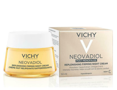 Vichy Neovadiol Replenishing Firming Night Cream, Κρέμα Νύχτας για την Επιδερμίδα στην Εμμηνόπαυση, 50ml