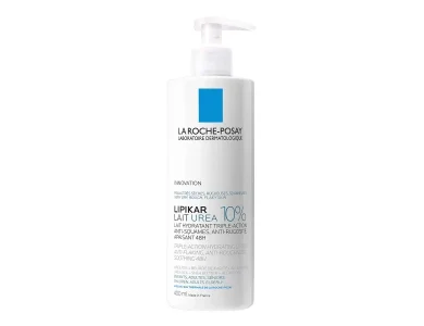 La Roche Posay Lipikar Lait  Urea 10% Ενυδατική Lotion Σώματος με Ουρία για Ξηρές Επιδερμίδες, 400ml