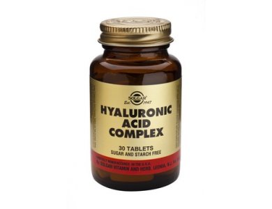 SOLGAR HYALURONIC ACID COMPLEX TABS 30S