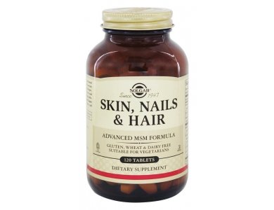 Solgar Skin, Nails & Hair Ολοκληρωμένη Φόρμουλα για Δέρμα, Νύχια & Μαλλιά 120 Tablets