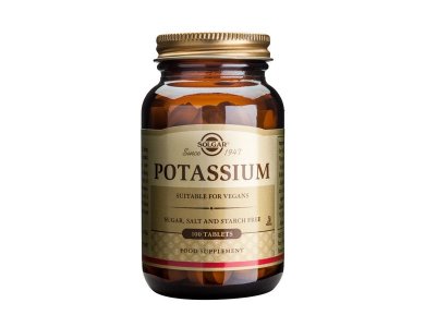 Solgar Potassium Μέταλλα-Ιχνοστοιχεία 100 Tabs