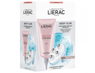 Lierac Body-Slim Cryoactif Κρυοενεργό Συμπύκνωμα για την Εγκατεστημένη Κυτταρίτιδα, 50ml & Slimming Roller