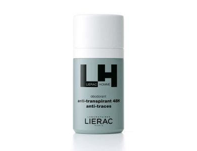 Lierac Homme Deodorant 48h, Ανδρικό Αποσμητικό με 48Ωρη Δράση κατά του Ιδρώτα Χωρίς Ίχνη, 50ml