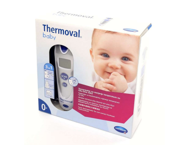 Hartmann Thermoval Baby Ψηφιακό Θερμόμετρο Μετώπου με Υπέρυθρες Κατάλληλο για Μωρά Γκρι, 1τμχ