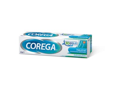Corega Neutral 3D Hold. Στερεωτική Κρέμα Οδοντοστοιχιών, 40gr