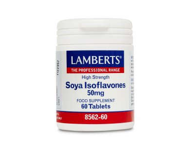 Lamberts Soya Isoflavones 50mg Ισοφλαβονοειδή Σόγιας 60 Tαμπλέτες