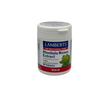 Lamberts Rhodiola Rosea Αυξάνει την Αντοχή & τη Δύναμη του Οργανισμού , 60 tabs