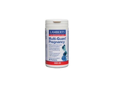Lamberts Multi-Guard Pregnancy Πολυβιταμινούχος Φόρμουλα για Γυναίκες σε Αναπαραγωγική Ηλικία, 90 tabs