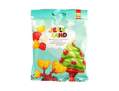 Kaiser Jelly Land, Φρουτοζελεδάκια με Βιταμίνες σε Σχήματα Φρούτων Χωρίς Ζελατίνη, 100gr