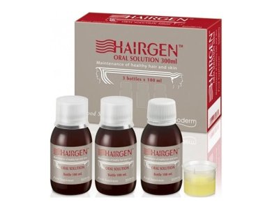 Boderm Hairgen Oral Solution, Συμπλήρωμα Διατροφής για Υγιή Μαλλιά & Δέρμα, 3x100ml