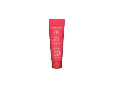 Apivita Bee Sun Safe Hydra Fresh Ενυδατική Κρέμα Gel Προσώπου με Χρώμα SPF50, 50ml