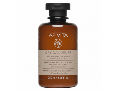 Apivita Dry Dundruff Shampoo Celery & Propolis, Σαμπουάν Κατά της Ξηροδερμίας Σέλερι & Πρόπολη, 250ml