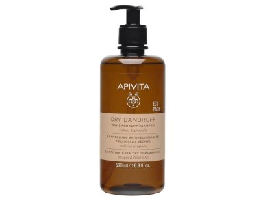 Apivita Eco Pack  Dry Dandruff Shampoo, Σαμπουάν κατά της Ξηροδερμίας με Σέλερι & Πρόπολη, 500ml