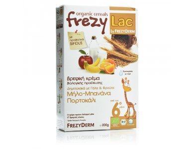 FREZYLAC BIO CEREAL Δημητριακά με Γάλα & Φρούτα 200gr