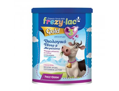 Frezyderm Frezylac Gold 3 Βιολογικό Αγελαδινό Βρεφικό Γάλα, 900gr