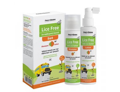 FREZYDERM LICE FREE SET SHAMPOO + LOTION 2X125ML