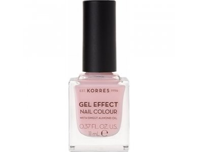 Korres Gel Effect Nail Colour With Sweet Almond Oil No.05 Candy Pink 11ml
